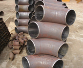 Stainless steel 304L buttweld 90&deg; short radius elbow manufacturing at our mumbai stockyard